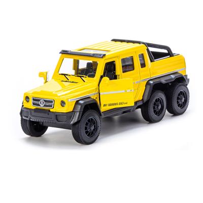 China Simulation Model 1:32 Alloy Pickup Truck Touch Children's Car Toys, Display Parts, Educational Die Casting Model Power Car Toys for sale