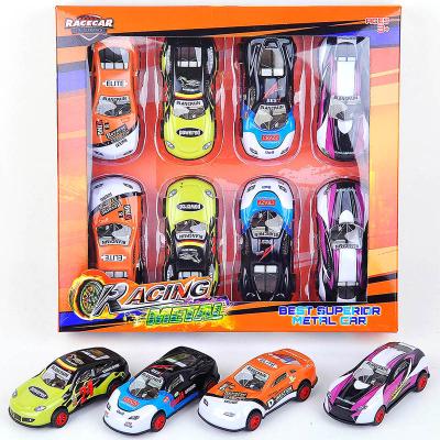 China Toy Hot sale 1:43 alloy iron small car children's toy car diecast model set, sliding car model gift wholesale, die-casting toy for sale