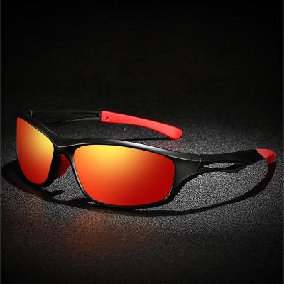 China Outdoor Riding Sports Mens Wrap Around Half Frame Sports Sunglasses Polarized for sale