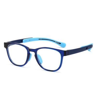 China Custom Logo Fashion Prescription Computer Tr 90 Children's Kids Anti Blue Light Glass Optical Glasses Safe Glasses For Eyewear for sale