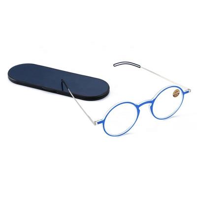 China Reading Glasses Slim Blue Light UV400 Optical Glass Phone Computer Anti River Reading Glasses for sale