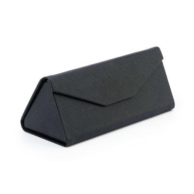 China Fashion Manufacturers PU Wholesale Glass Triangle Folding Case for sale