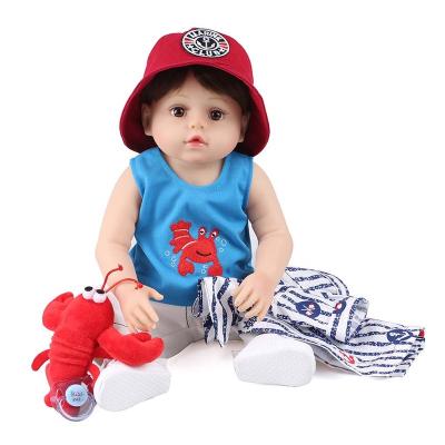 China Real Reborn Baby Pretend Realistic Silicone Soft Toy Dolls Hot Selling Cute Baby - Doll for sale