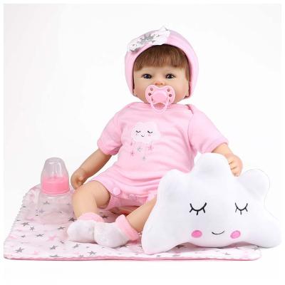 China New Style Toy Amazon Hot Sell 2022 Soft 18 Inch Reborn Baby Silicone Vinyl+cloth - Doll Crib for sale