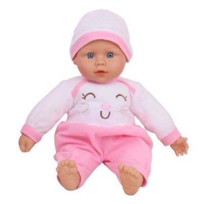 China Soft Toy White Baby Doll NEW Lifelike Lifelike Newborn Doll Babies Toy For Reborn And Blue Stuffed 16 Inch Baby - Doll for sale