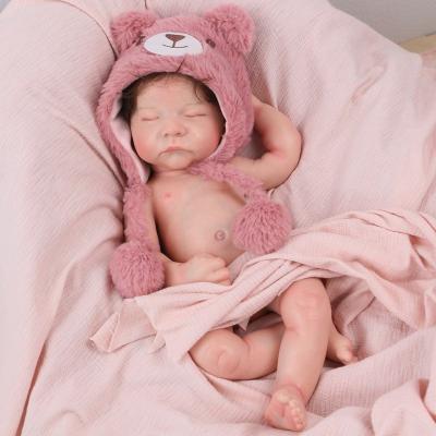 China Soft Hand-detailed Painting Rooted Realistic Soft Full Body Silicone Hair Reborn Baby - Doll for sale