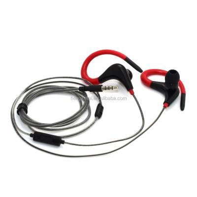 China 2017 Promotional Cheap Ear Hook Earbuds Sports Ear Hook Headsets Hot Selling Crazy Sporty Earbuds Headphones for sale