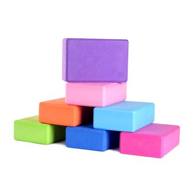 China Eco EVA Block Personalized Blocks EVA Thumb Logo Yoga Guaranteed Quality Unique Custom 4*6*9 for sale