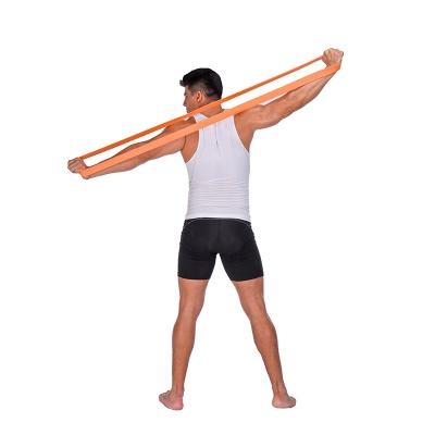 China / Custom Ruopan OEM Exercise Sports Yoga Help Band Band, Elastic Rubber Exercise Resistance Bands for sale