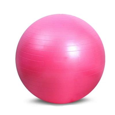 China PVC Yoga Ball Round Fit Women Multiple Sizes Body Balance Anti Burst Indoor Yoga Ball for sale