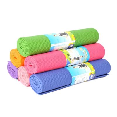 China Durable OEM Customized Custom Logo 183cm*61cm Sports PVC Yoga Mat for sale