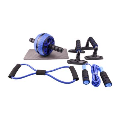 China Fitness Equipment Durable Plastic Trainer Multifunction Roller ab Exercise Multifunction Abdominal Wheel Set for sale