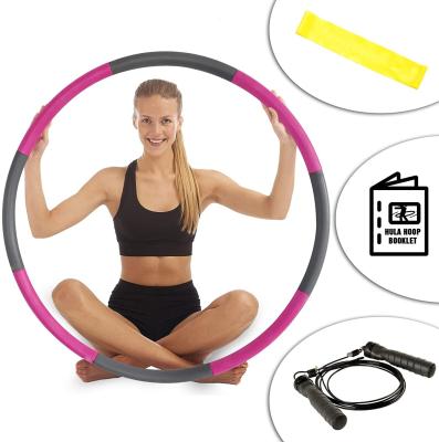 China Full Body Fitness Exercise Sports Gym Foam Eva Polynesian Dance Unisex Indoor Slimming Magnetic Circles 95cm Detachable for sale