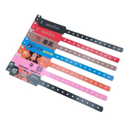 China Festival Party Supply One Time Waterproof Numbered Identification Wristband for Events for sale