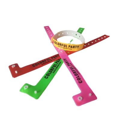 China VIP Pass Admission Events Custom Soft PVC Wristband for One-time and Exclusive Access for sale