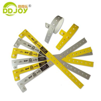 China Children's Events Tickets One-time Paper Wristband with Composite Material for sale