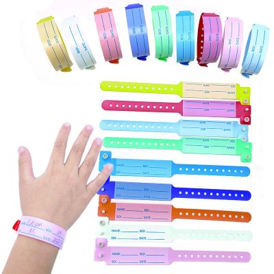 China Soft Plastic ID Wristbands for Child Custom Vinyl One Time Bracelet at Amusements for sale