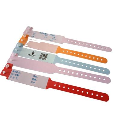 China ISO9001 Certified Yellow Vinyl ID Bracelet Customised PVC Wristband for Eco-friendly for sale