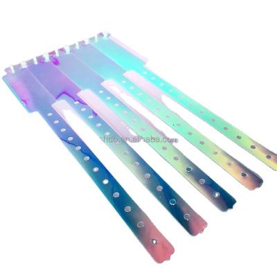 China Target All End Users Colorful TPU Wristband for Bar Night Club Custom Metal Craft for sale