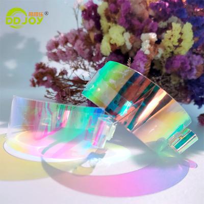 China Custom TPU Printing One Time Hologram Glitter Clear Color Wristband for Bar Night Club for sale