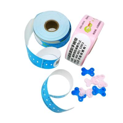 China 205*25mm child Thermal Paper Printable Wristband for Manufacture VIP Admission at Concert for sale