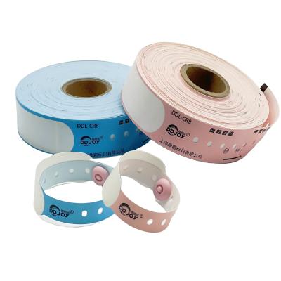 China Customized Disposable Wristband for Children's Playground Lottery Waterproof and Durable for sale