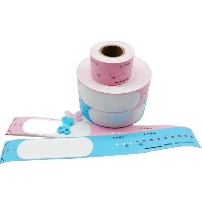 China Disposable Waterproof Thermal Wristband Print Your Own Design on Synthetic Paper for sale