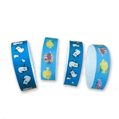 China Tyvek Paper Bracelets for Custom Design Stock of Dinosaurs Rabbits Balloons and More for sale