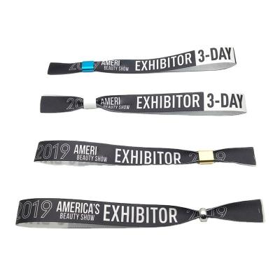 China Promotion Decorate Gifts Polyester Fabric RFID Wristbands for Event Festival Party for sale