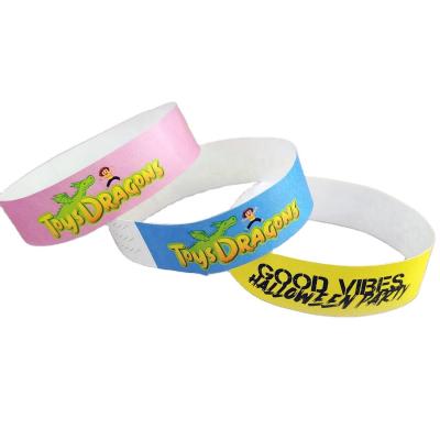 China Customizable Tyvek Wristbands for Any Festival or Events 2-7 Days Production Time for sale