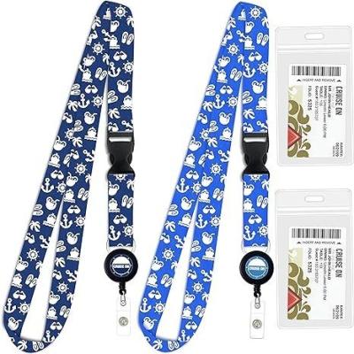 China Customed Heated Transfer Keychain Neck Strap Polyester Lanyards for Keys 900*15*0.65mm for sale