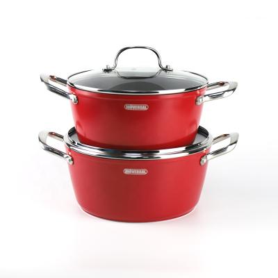 China Sustainable Eco - Friendly Cookware Sets Nonstick Cassers Cookware Set With Induction Bottom for sale