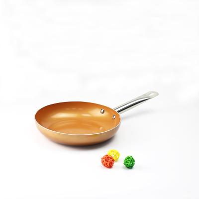 China Modern Customized Aluminum Non Stick Ceramic Frying Pans With Lid for sale