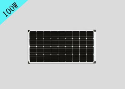 Chine 100w petits panneaux solaires monocristallins, certification transparente des panneaux solaires TUV à vendre