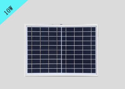 China 10 watts Kleine Monocrystalline Zonnepanelen, 10v-Zonnepaneelglas met Aluminiumkader Te koop