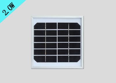 Chine cadre en aluminium de mini du panneau solaire 2W stratification de verre trempé pour la lumière de jardin de LED à vendre