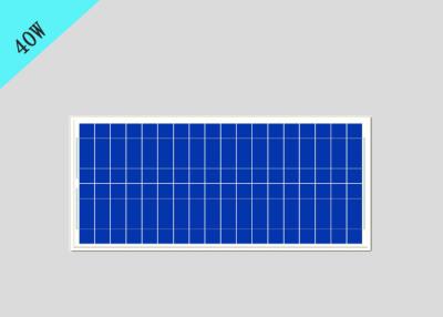 China Polycrystalline Miniatuurzonnepaneel 40 Watts ds-818350 met Glas/Aluminiumkader Te koop