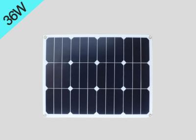 China 36W Monocrystalline Siliciumzonnepanelen maken 18V met Digitale Vertoning waterdicht Te koop