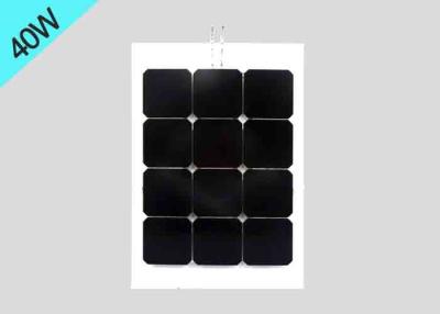 China Customizable Double Glass Solar Panel / 40W Frameless Transparent PV Panels for sale