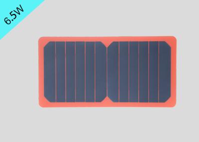 China Semi Flexibele Sunpower-Zonnepanelen6.5w Anti Weerspiegelende Deklaag met Rood Berijpt HUISDIER Te koop