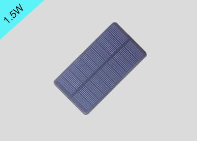 China Outdoor Small Polycrystalline Solar Panels 5v 1.5w 300mA IPX4 Waterproof for sale