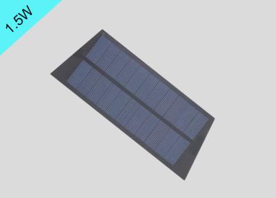 China Frosted PET Front Cover Miniature Solar Panel 5.5 Volt 1.5w Customized Shape for sale