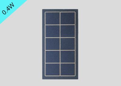 China Eficiência elevada diminuta 0.4W 5.5V do painel solar de Sunpower da forma diferente com borda dourada à venda