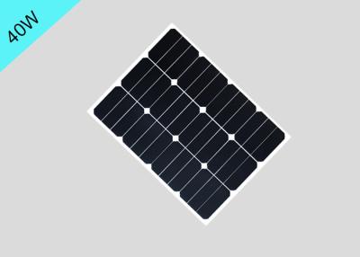 Κίνα Μακριά διάρκειας ζωής Monocrystalline κύτταρα ηλιακών πλαισίων Sunpower μικρά εύκαμπτα 40 Watt προς πώληση