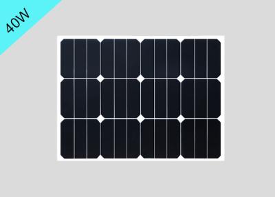 China 18 Volt Small Flexible Solar Panels , Pet Lamination Monocrystalline Solar Panels for sale