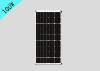 China Lange Levensduur Kleine Monocrystalline Zonnepanelen 100 Wattsaanpassing voor Opgezette Auto Te koop