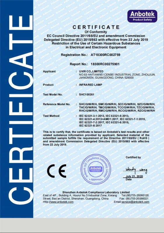 CE - Guangdong Youhui Technology Co., Ltd.