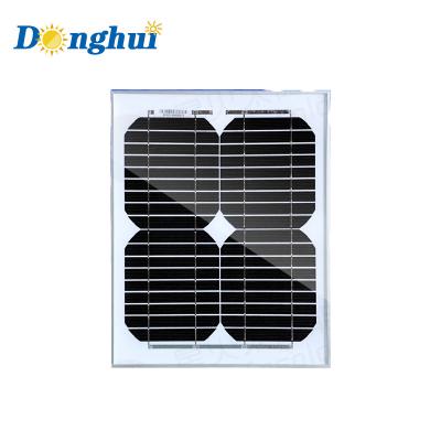 Cina Yiwu Donghui Solar Panel 10w Monocrystalline Silicon Solar Panels Smaller Solar Home System in vendita