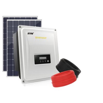 China Yiwu Donghui solar system 15kw on-grid solar pump system inverter system pv cables 280w solar panel à venda