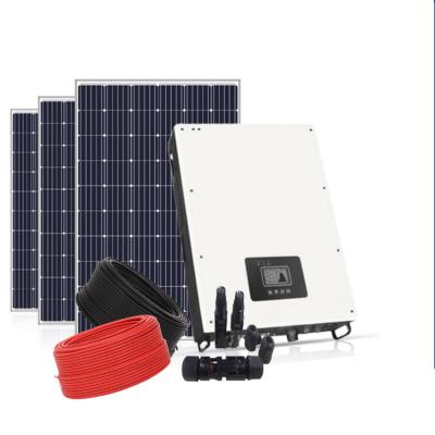 Cina Yiwu Donghui 20kw home power solar system 20000w solar system mounting Interconnection of household and industrial enterprises in vendita